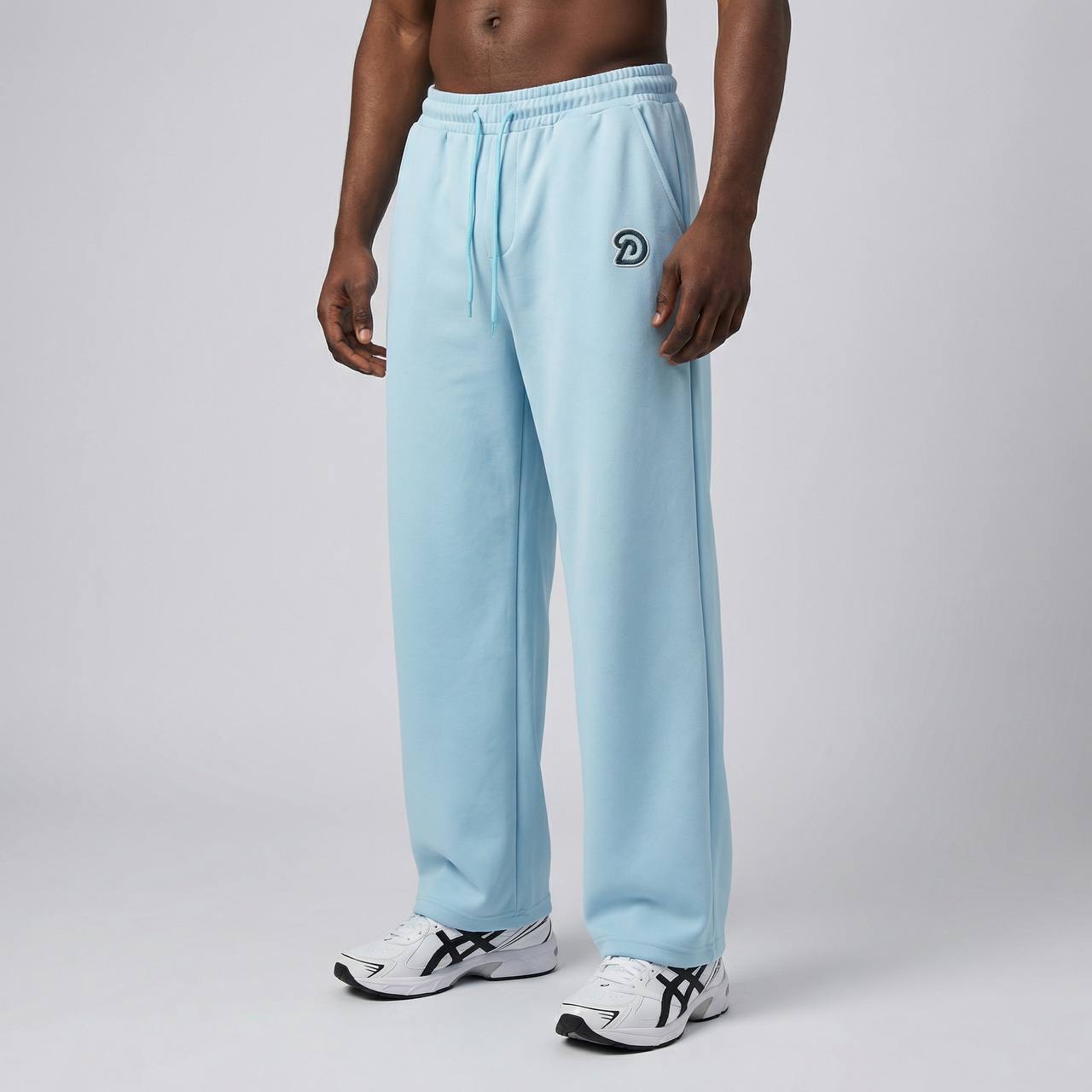 POWDER BLUE BAGGY UNISEX JOGGERS