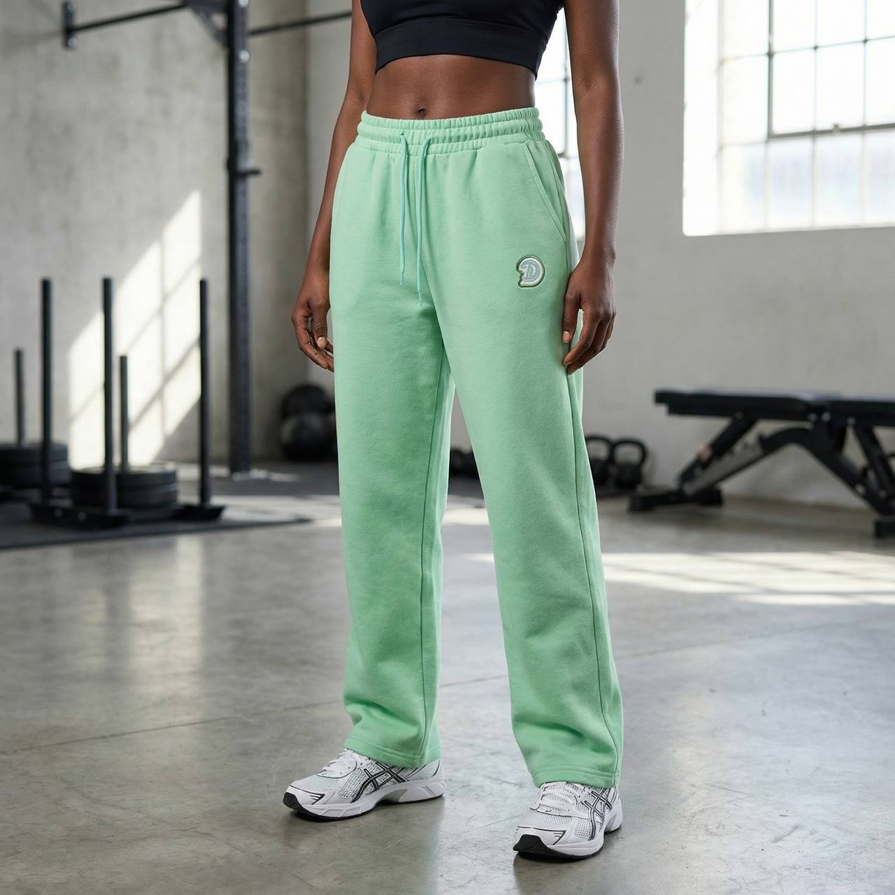 GREEN BAGGY UNISEX JOGGERS