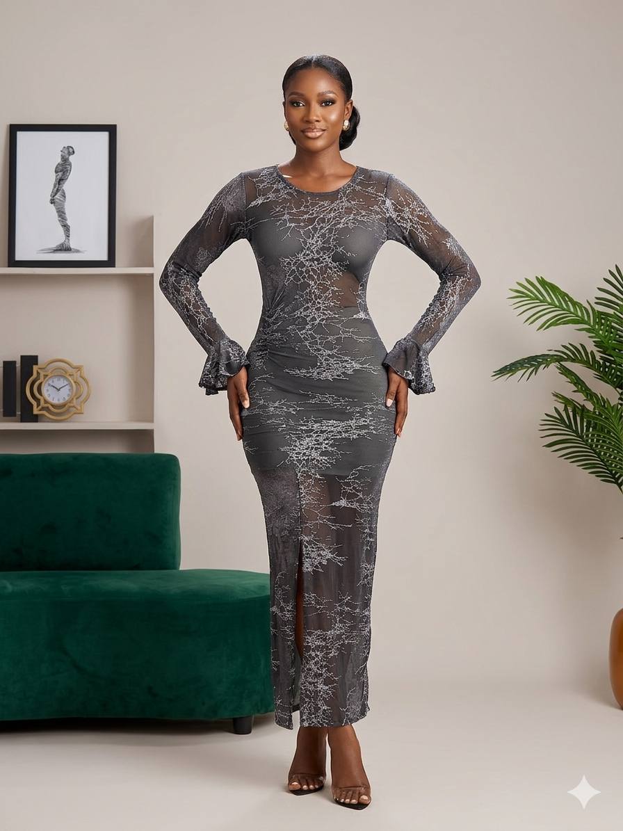 The Silver Web Gown